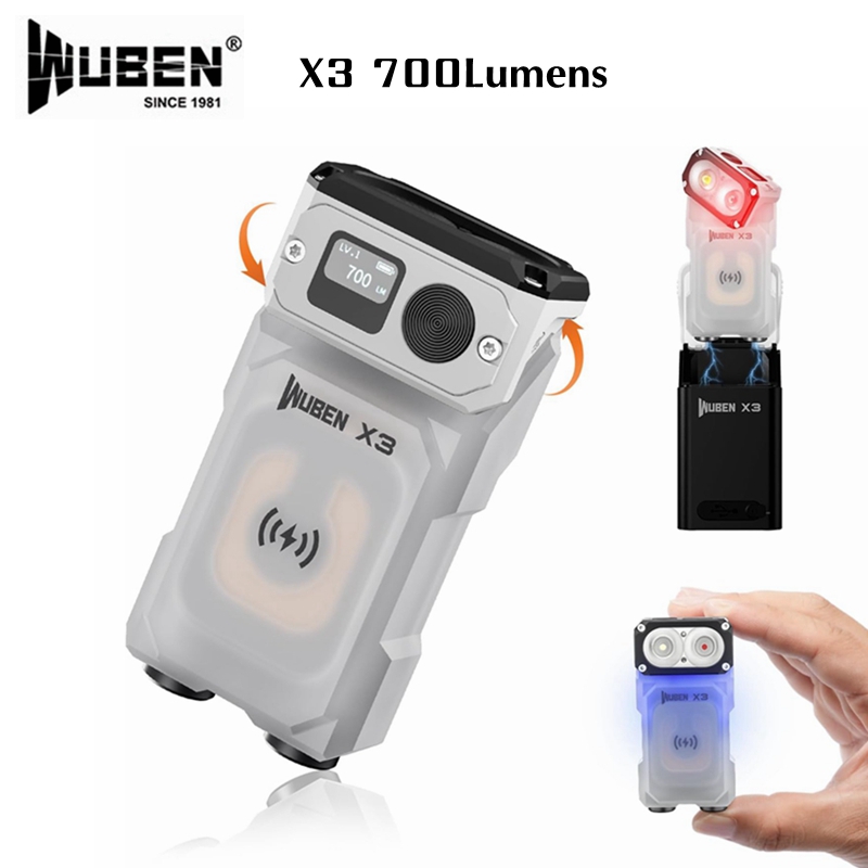 Outdoor Adventure Hours - Wuben x3 multifuncional edc lanterna 700lumens