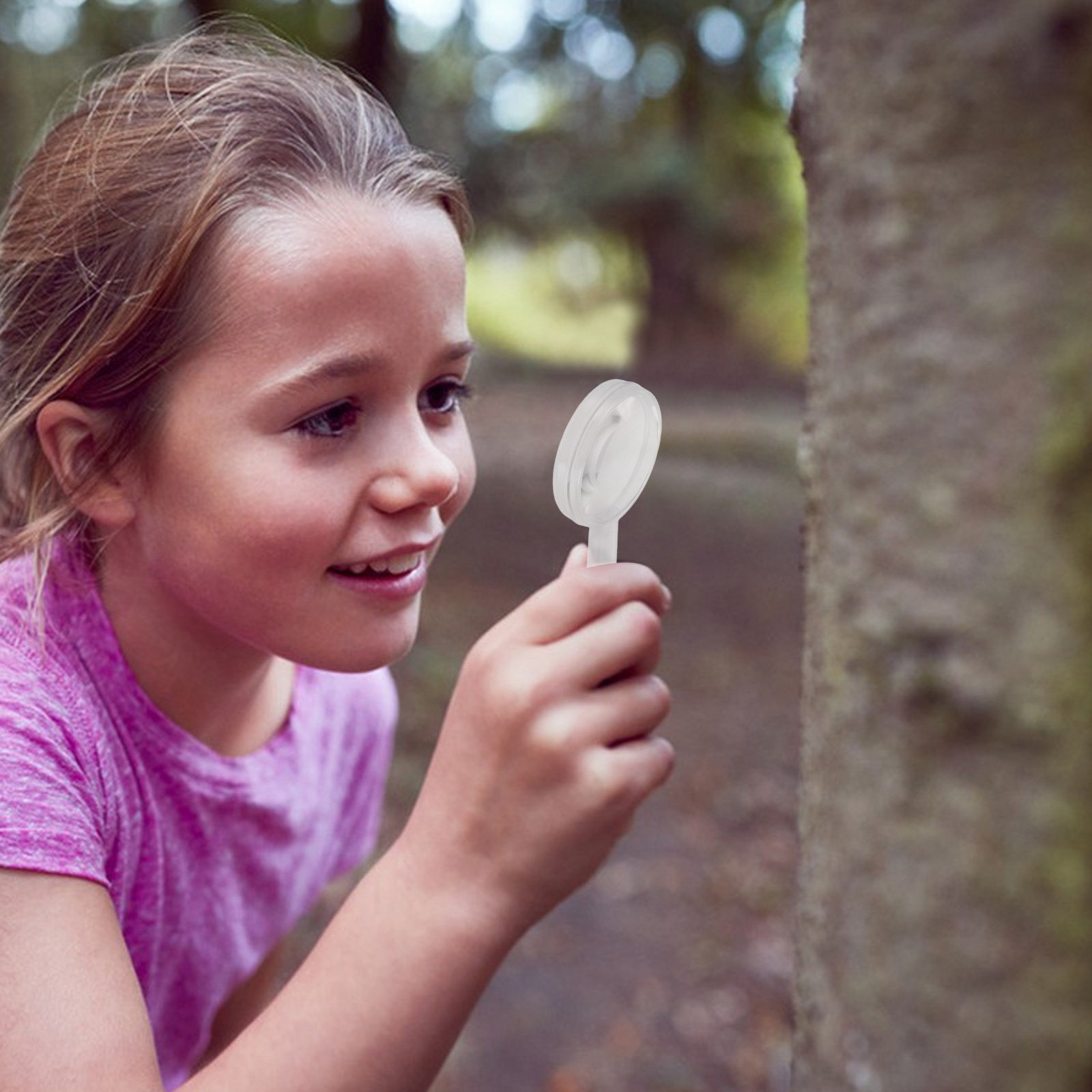 Outdoor Adventure Learning - 10 unidades de lupa transparente de