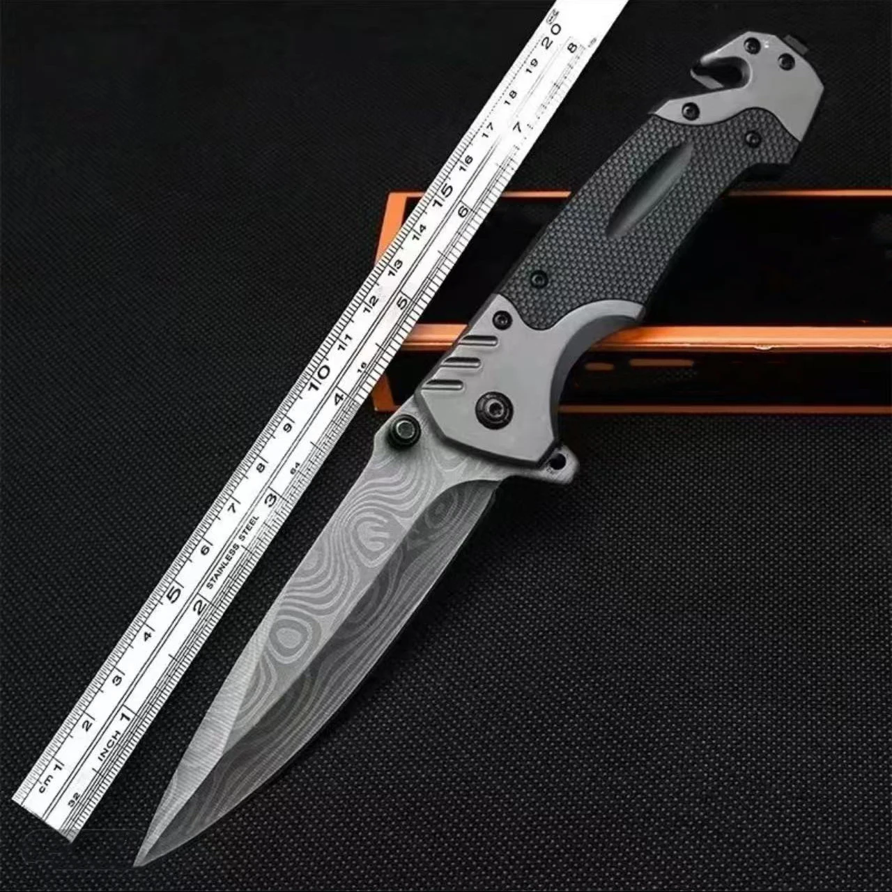 Survival Knife Full Tang - Conveniente faca de sobrevivência afiada multifuncional