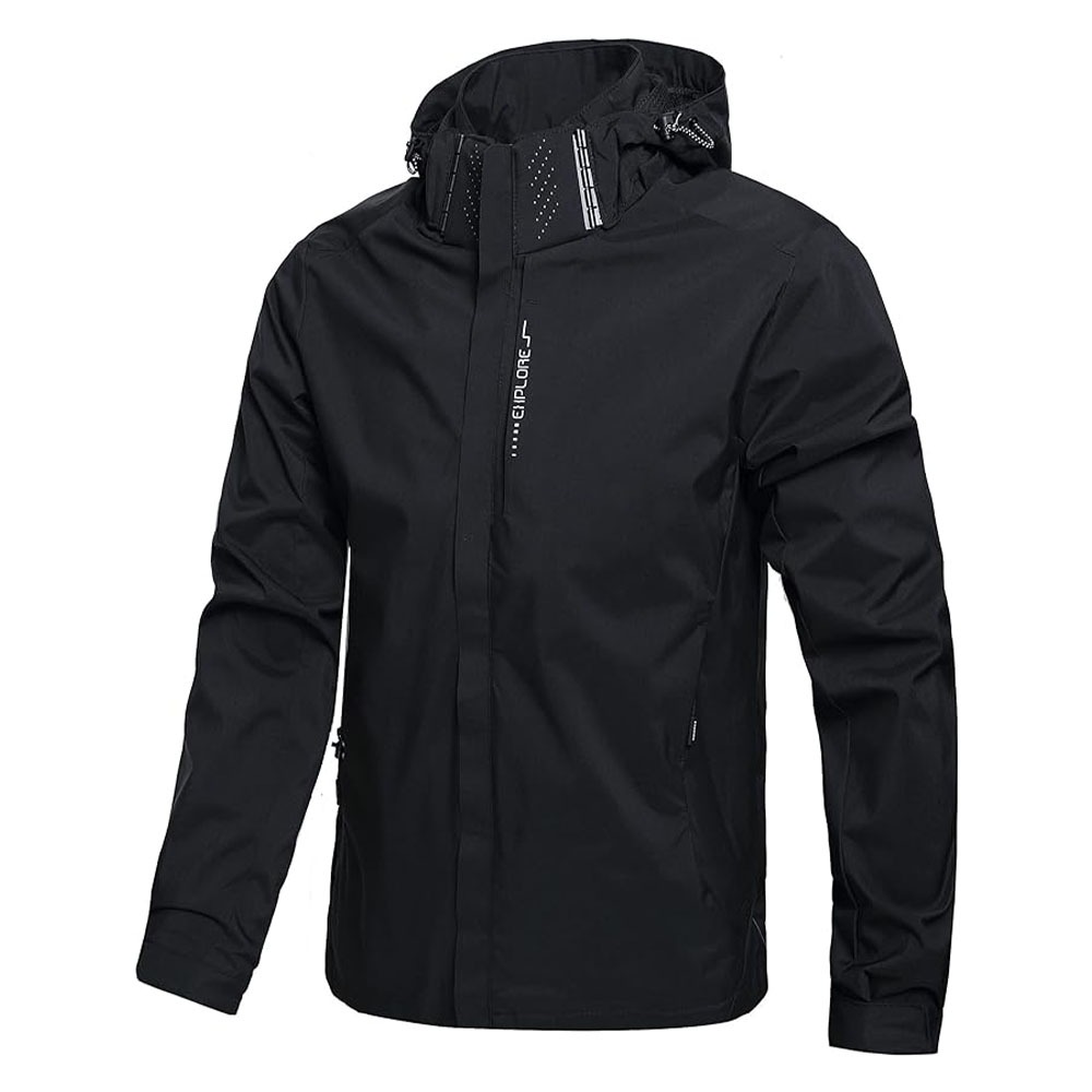 Outdoor Adventure Hat - Jaqueta de chuva impermeável masculina leve