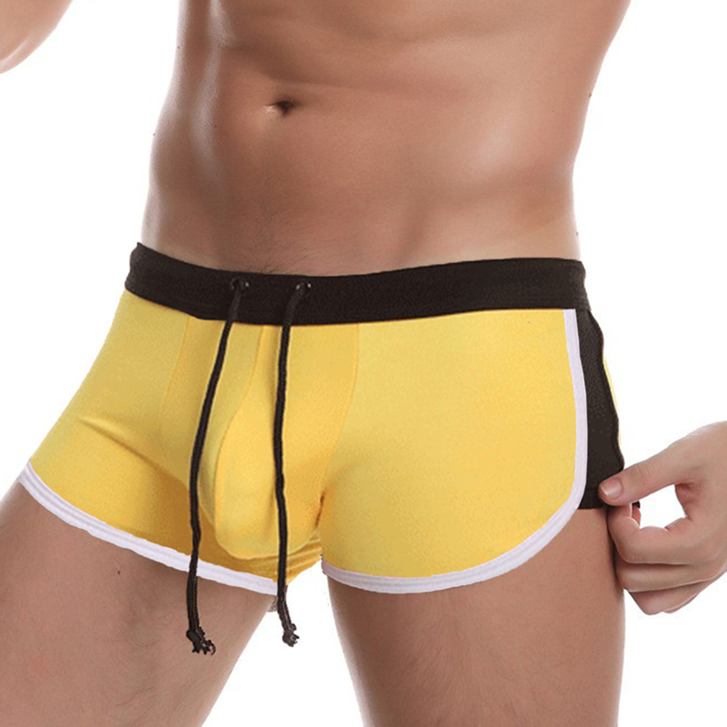 Outdoor Adventure Training - Calções de Natação Masculinos com Cordão,