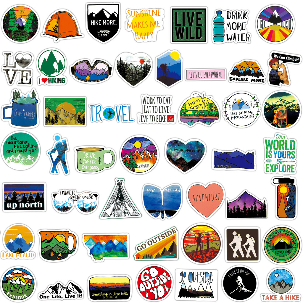 Conjunto de autocolantes à pro - Outdoor Adventure Store avaliação e preço