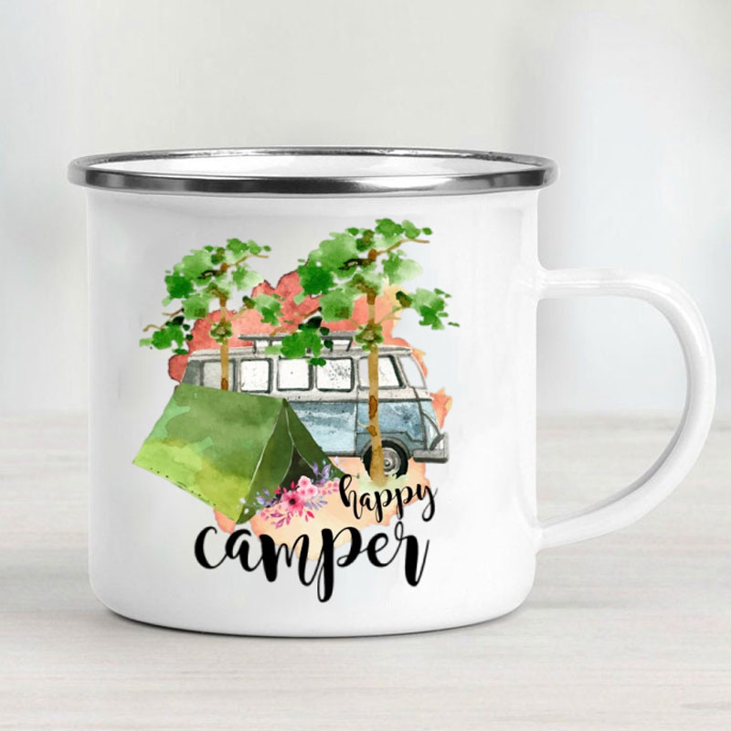 Camping Enamel Mug, Adventure  - Outdoor Adventure Festival avaliação e preço
