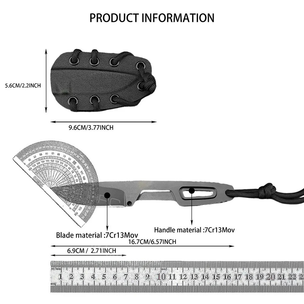 S600 Faca de Aço Inoxidável pa - Survival Knife Full Tang avaliação e preço