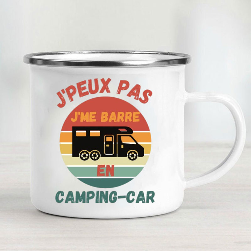 Caneca de Esmalte para Caravan - Outdoor Adventure And Travel avaliação e preço