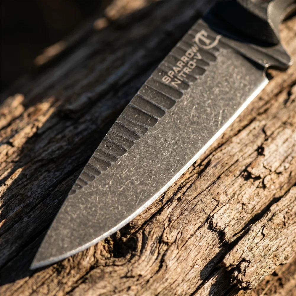Faca de lâmina fixa com estrut - Survival Knife Full Tang avaliação e preço