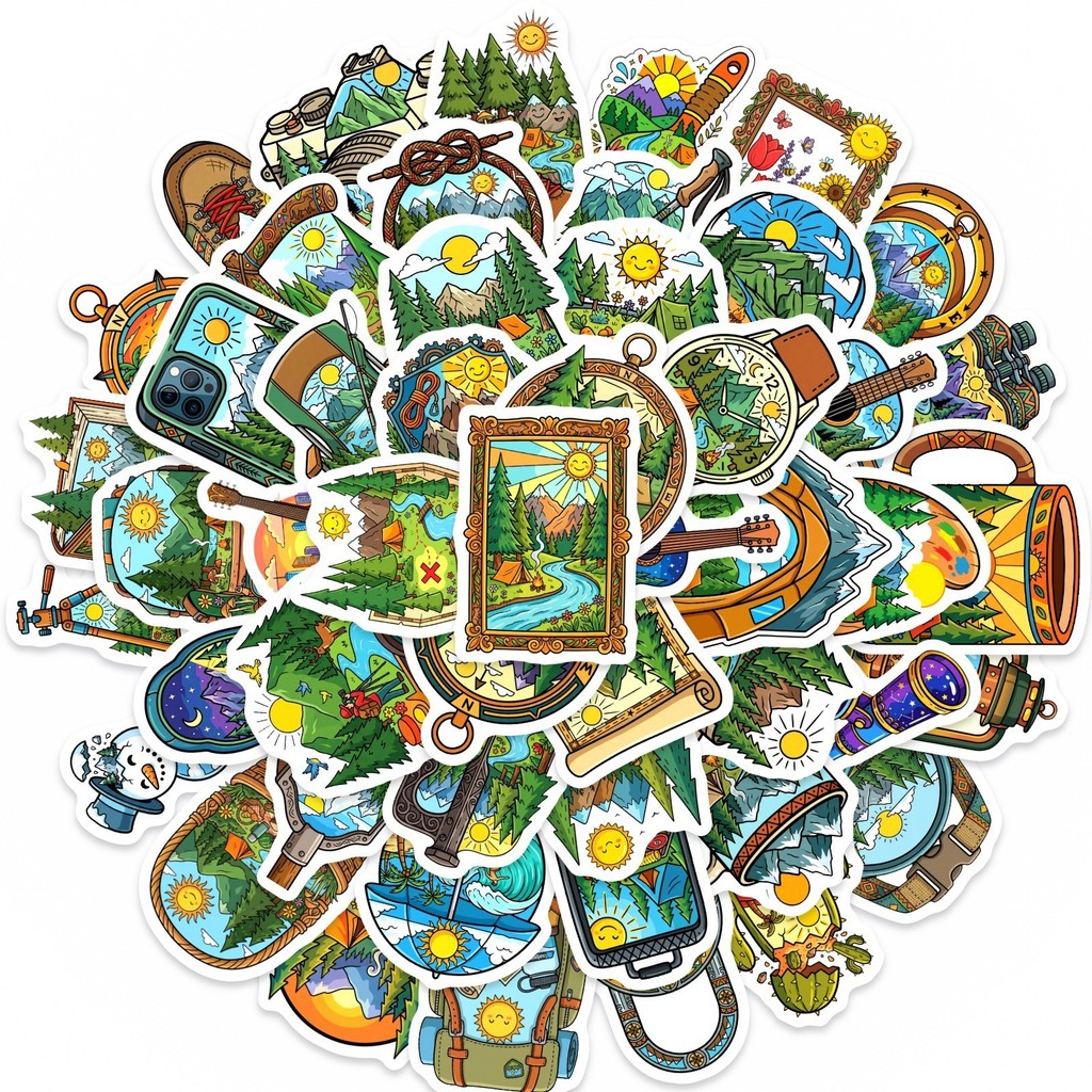 50 Adesivos de Aventura para C - Outdoor Adventure Store avaliação e preço