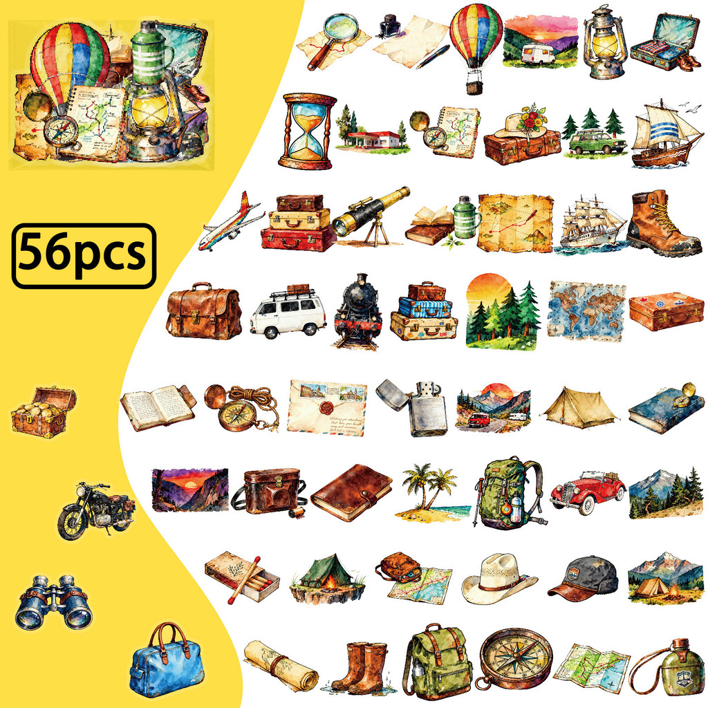 56 Adesivos PET Transparentes  - Outdoor Adventure Store avaliação e preço
