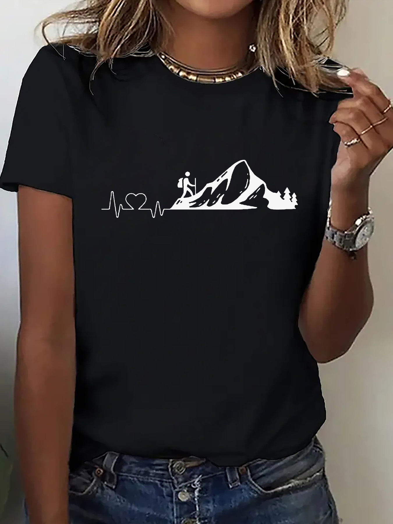 Camiseta Feminina com Estampa  - Outdoor Adventure Films avaliação e preço